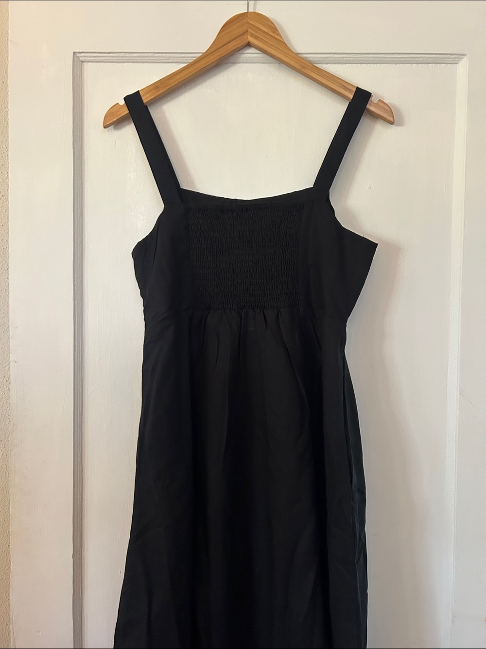 Disturbia NWT black linen blend dress Viking embroidery as-is read description - Picture 9 of 10